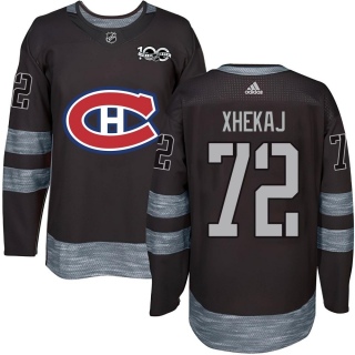 Men's Arber Xhekaj Montreal Canadiens 1917- 100th Anniversary Jersey - Authentic Black