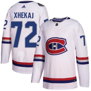 Men's Arber Xhekaj Montreal Canadiens Adidas 100 Classic Jersey - Authentic White