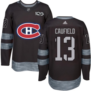 Men's Cole Caufield Montreal Canadiens 1917- 100th Anniversary Jersey - Authentic Black