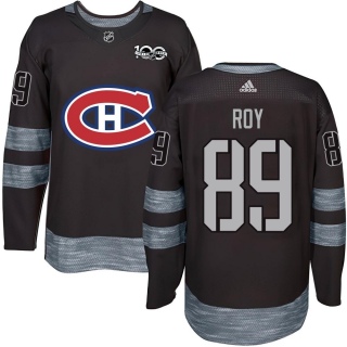 Men's Joshua Roy Montreal Canadiens 1917- 100th Anniversary Jersey - Authentic Black