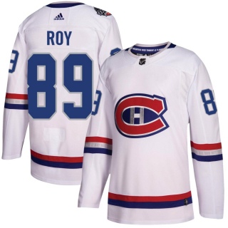 Men's Joshua Roy Montreal Canadiens Adidas 100 Classic Jersey - Authentic White