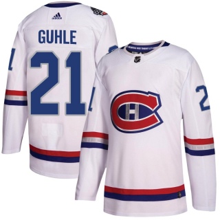 Men's Kaiden Guhle Montreal Canadiens Adidas 100 Classic Jersey - Authentic White