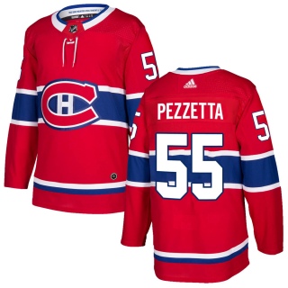 Men's Michael Pezzetta Montreal Canadiens Adidas Home Jersey - Authentic Red