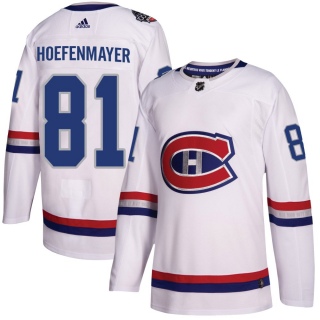 Men's Noel Hoefenmayer Montreal Canadiens Adidas 100 Classic Jersey - Authentic White