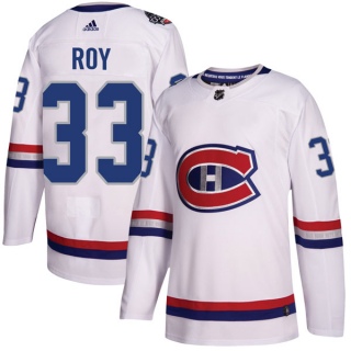 Men's Patrick Roy Montreal Canadiens Adidas 100 Classic Jersey - Authentic White