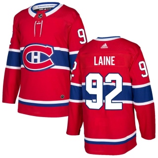 Men's Patrik Laine Montreal Canadiens Adidas Home Jersey - Authentic Red