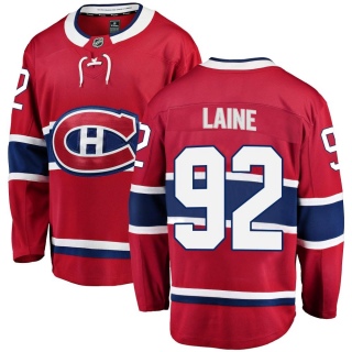 Men's Patrik Laine Montreal Canadiens Fanatics Branded Home Jersey - Breakaway Red