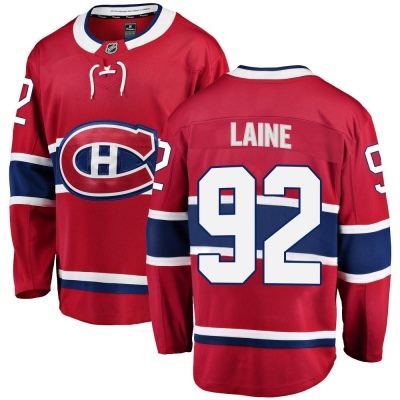 Men's Patrik Laine Montreal Canadiens Fanatics Branded Home Jersey - Breakaway Red