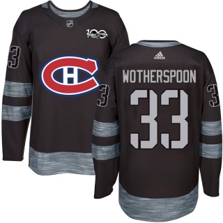 Men's Tyler Wotherspoon Montreal Canadiens 1917- 100th Anniversary Jersey - Authentic Black