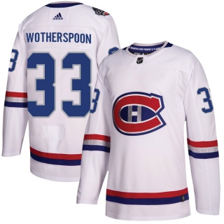 Men's Tyler Wotherspoon Montreal Canadiens Adidas 100 Classic Jersey - Authentic White