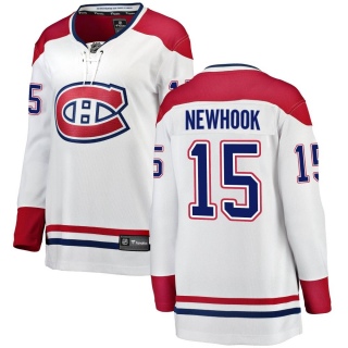 Women's Alex Newhook Montreal Canadiens Fanatics Branded Away Jersey - Breakaway White