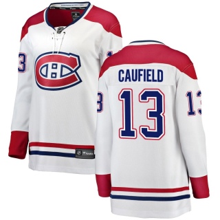 Women's Cole Caufield Montreal Canadiens Fanatics Branded Away Jersey - Breakaway White