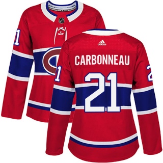 Women's Guy Carbonneau Montreal Canadiens Adidas Home Jersey - Authentic Red