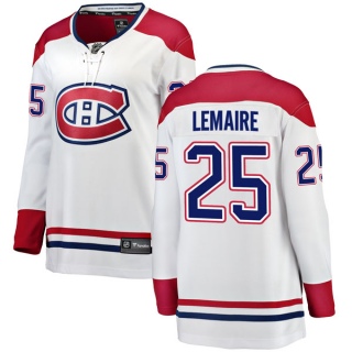 Women's Jacques Lemaire Montreal Canadiens Fanatics Branded Away Jersey - Breakaway White