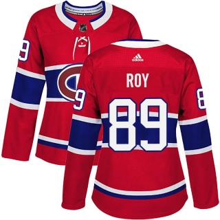 Women's Joshua Roy Montreal Canadiens Adidas Home Jersey - Authentic Red