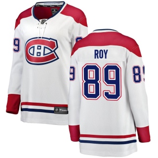 Women's Joshua Roy Montreal Canadiens Fanatics Branded Away Jersey - Breakaway White