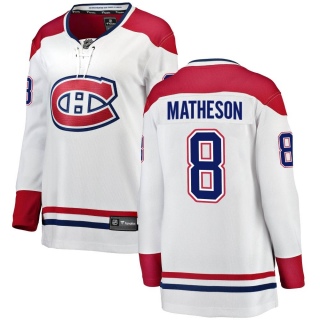 Women's Mike Matheson Montreal Canadiens Fanatics Branded Away Jersey - Breakaway White