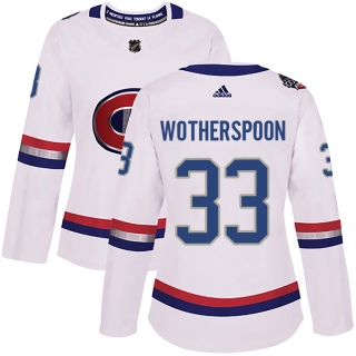 Women's Tyler Wotherspoon Montreal Canadiens Adidas 100 Classic Jersey - Authentic White