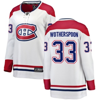 Women's Tyler Wotherspoon Montreal Canadiens Fanatics Branded Away Jersey - Breakaway White