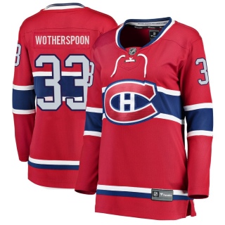 Women's Tyler Wotherspoon Montreal Canadiens Fanatics Branded Home Jersey - Breakaway Red