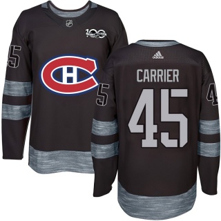 Youth Alexandre Carrier Montreal Canadiens 1917- 100th Anniversary Jersey - Authentic Black