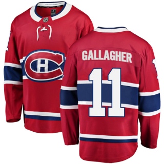 Youth Brendan Gallagher Montreal Canadiens Fanatics Branded Home Jersey - Breakaway Red