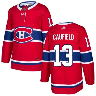 Youth Cole Caufield Montreal Canadiens Adidas Home Jersey - Authentic Red