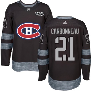 Youth Guy Carbonneau Montreal Canadiens 1917- 100th Anniversary Jersey - Authentic Black