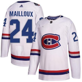 Youth Logan Mailloux Montreal Canadiens Adidas 100 Classic Jersey - Authentic White