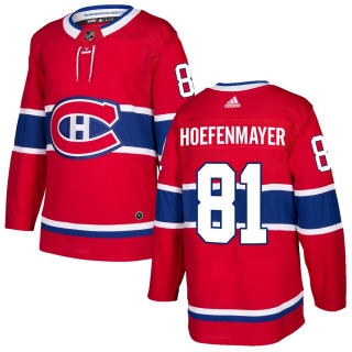 Youth Noel Hoefenmayer Montreal Canadiens Adidas Home Jersey - Authentic Red