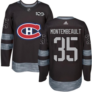 Youth Sam Montembeault Montreal Canadiens 1917- 100th Anniversary Jersey - Authentic Black