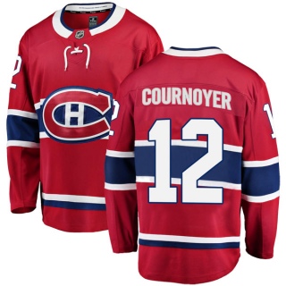 Youth Yvan Cournoyer Montreal Canadiens Fanatics Branded Home Jersey - Breakaway Red